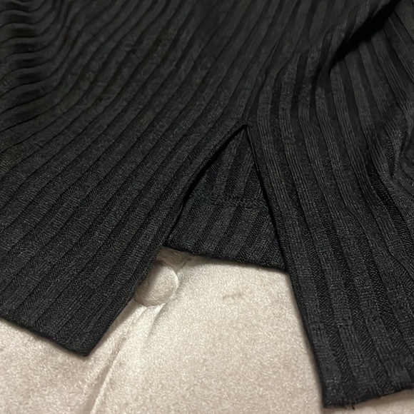 Nine West sleeveless black ribbed dress, medium - Picture 14 of 15